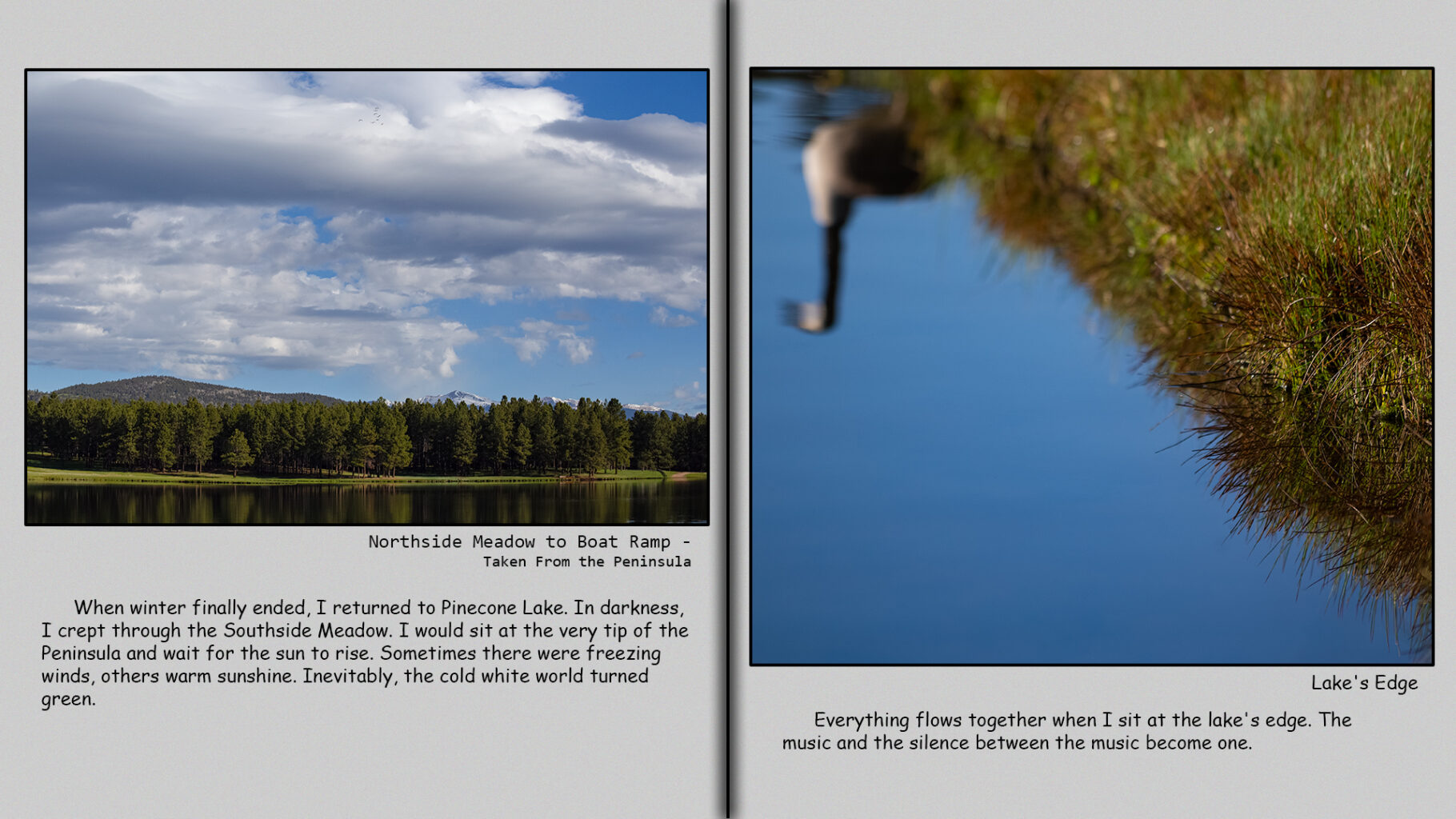 The silence between the music